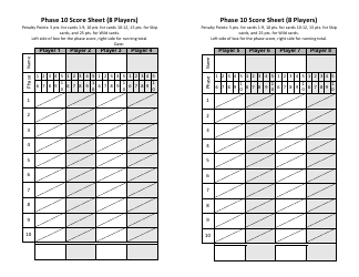 9-ball Score Sheet - Apa Download Printable PDF | Templateroller