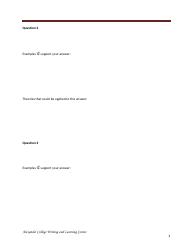 Business Report Outline Template - Alexander College Writing and Learning Centre, Page 2