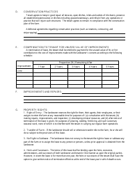 Form 669 &quot;Farm Lease Agreement&quot;, Page 3