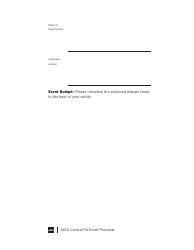&quot;Event Proposal and Budget Form - Aiga&quot; - Pennsylvania, Page 3