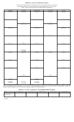 Document preview: Weekly Slot Schedule Template