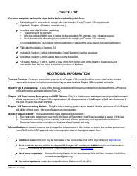 Form CMD-201 Waiver Request Form - City and County of San Francisco, California, Page 2