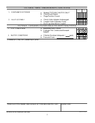 DA Form 5457 Potable Water Container Inspection, Page 2