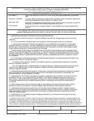 Document preview: DA Form 4826 Addendum to Certificate and Acknowledgement of Service Requirements for Enlistment Under the Alternate Training Program