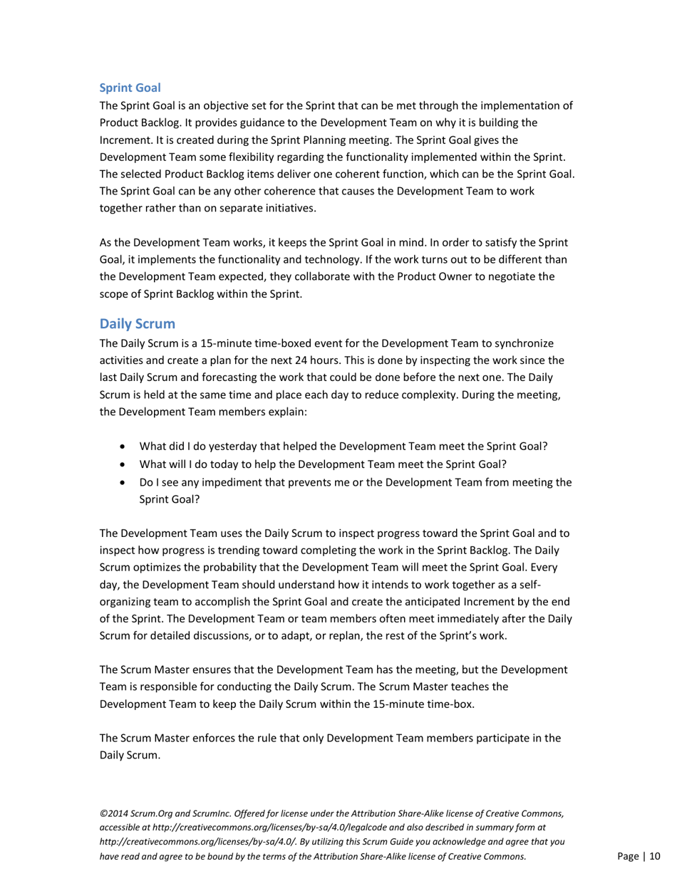 The Definitive Guide to Scrum: the Rules of the Game - Ken Schwaber, Jeff Sutherland, Page 10