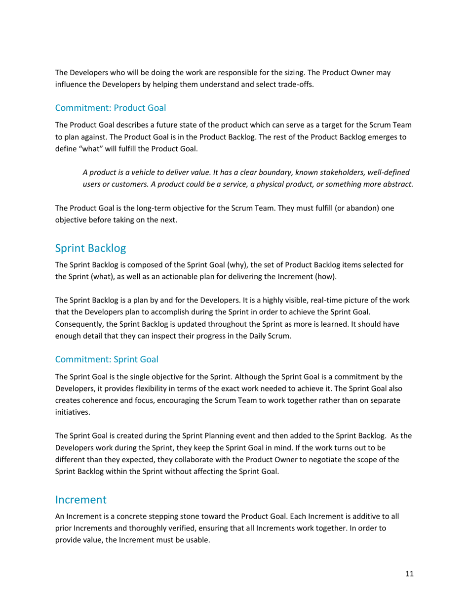 The Definitive Guide to Scrum: the Rules of the Game - Ken Schwaber, Jeff Sutherland, Page 12
