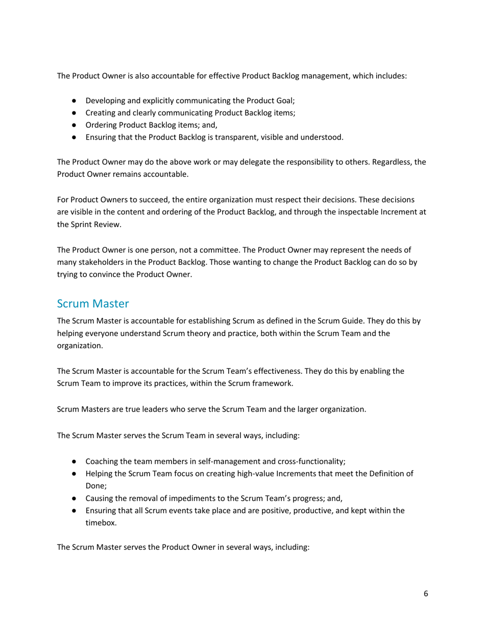 The Definitive Guide to Scrum: the Rules of the Game - Ken Schwaber, Jeff Sutherland, Page 7