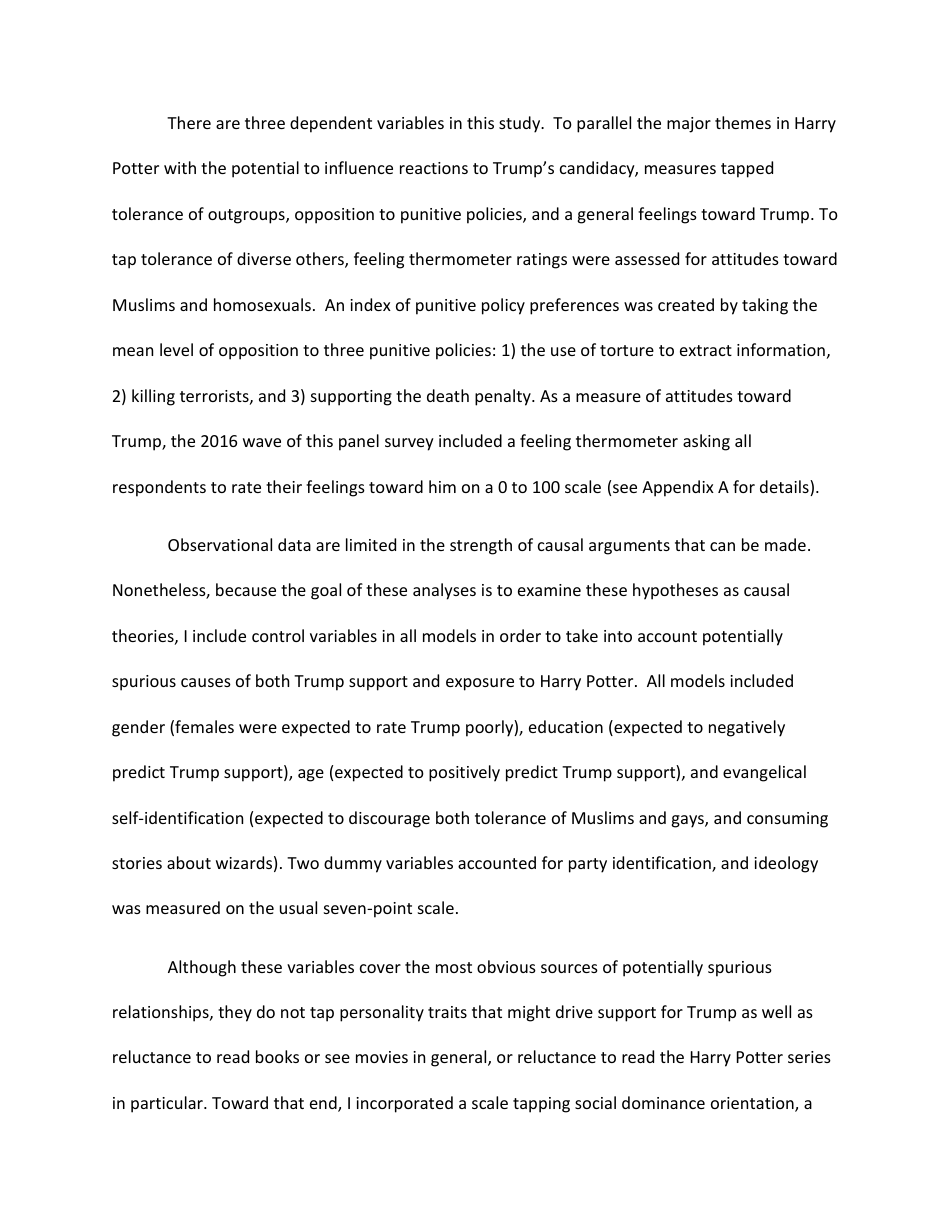 Harry Potter and the Deathly Donald? - Diana C. Mutz, Page 11