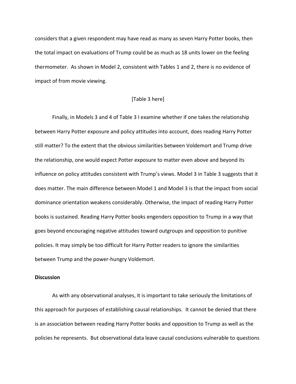 Harry Potter and the Deathly Donald? - Diana C. Mutz, Page 14