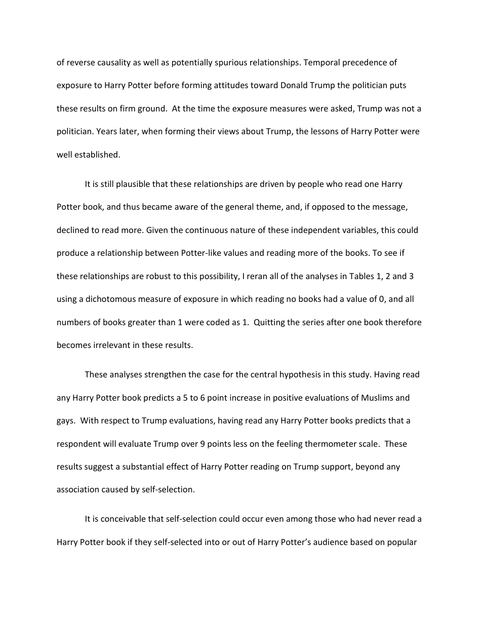 Harry Potter and the Deathly Donald? - Diana C. Mutz, Page 15