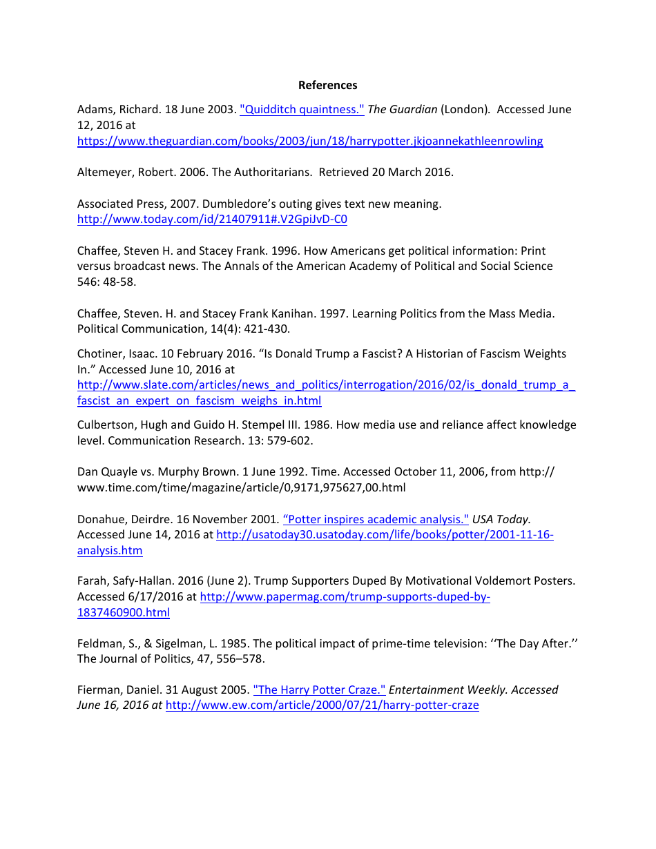 Harry Potter and the Deathly Donald? - Diana C. Mutz, Page 18