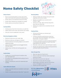 Document preview: Home Safety Checklist