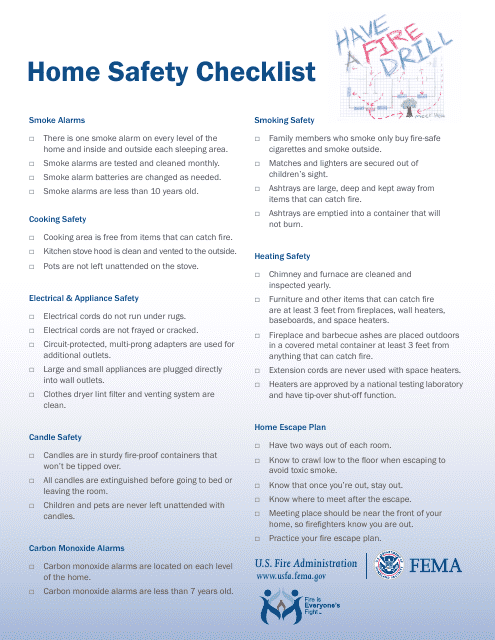 Home Safety Checklist Download Pdf