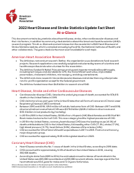 Document preview: Heart Disease and Stroke Statistics Update Fact Sheet - at-A-glance