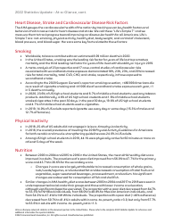 Heart Disease and Stroke Statistics Update Fact Sheet - at-A-glance, Page 3