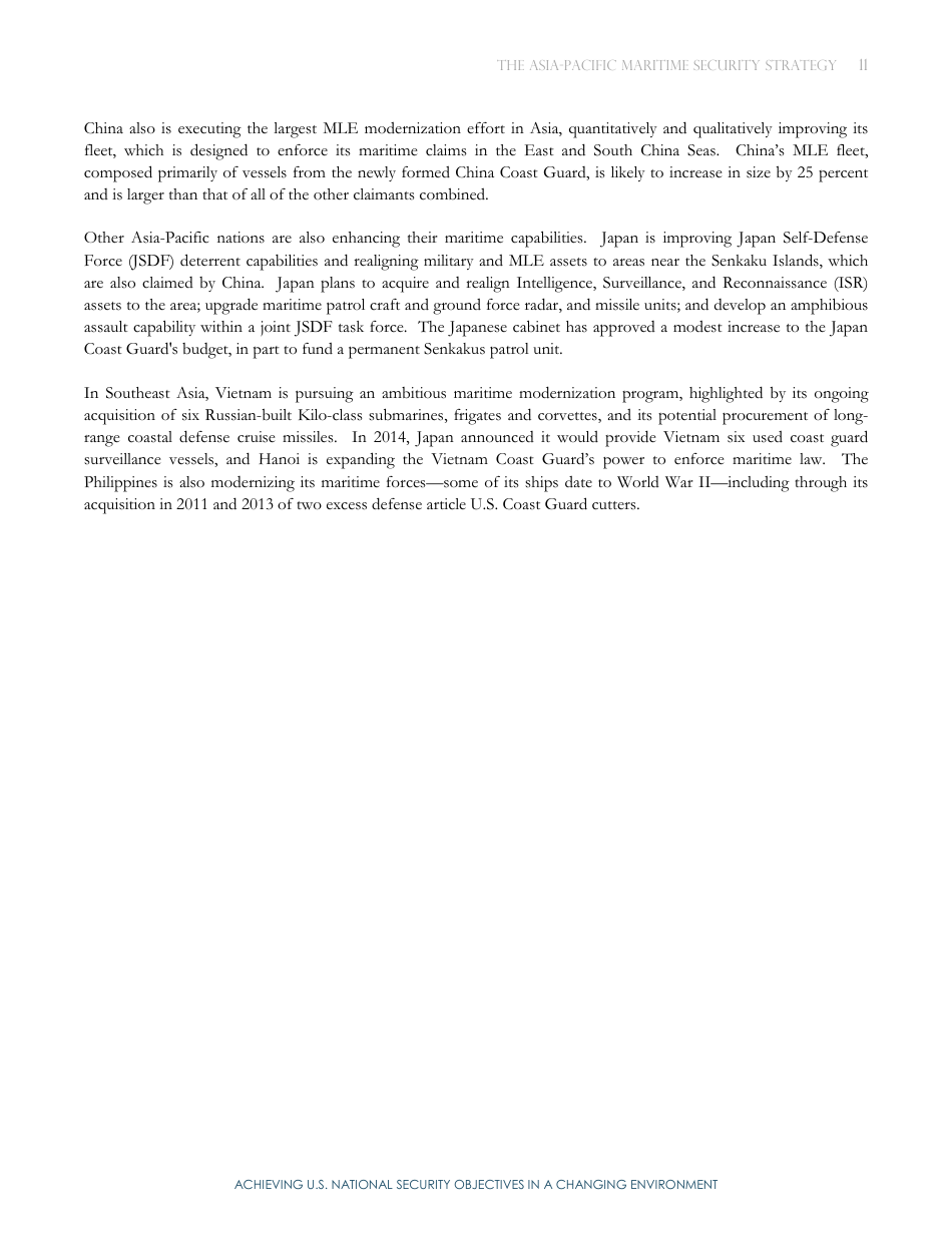 Asia-Pacific Maritime Security Strategy, Page 15