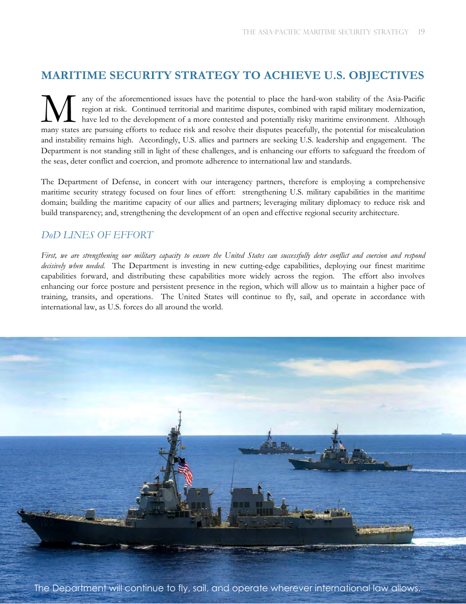 Asia-Pacific Maritime Security Strategy, Page 23