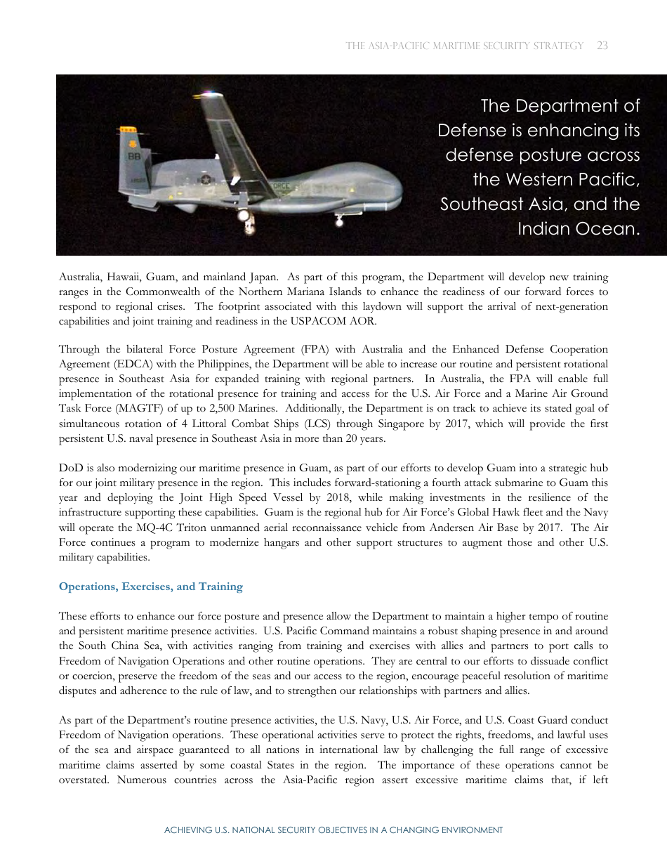 Asia-Pacific Maritime Security Strategy, Page 27
