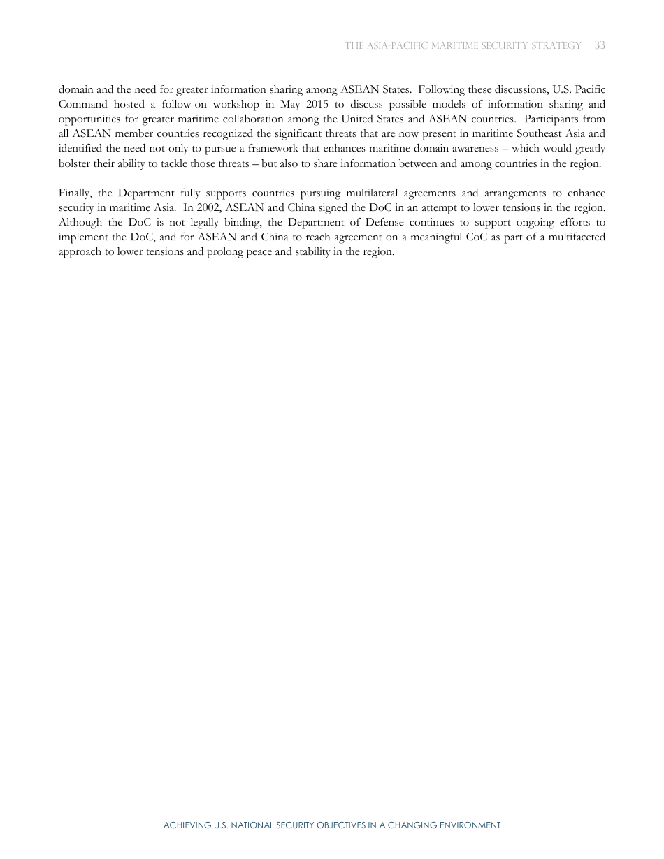 Asia-Pacific Maritime Security Strategy, Page 37