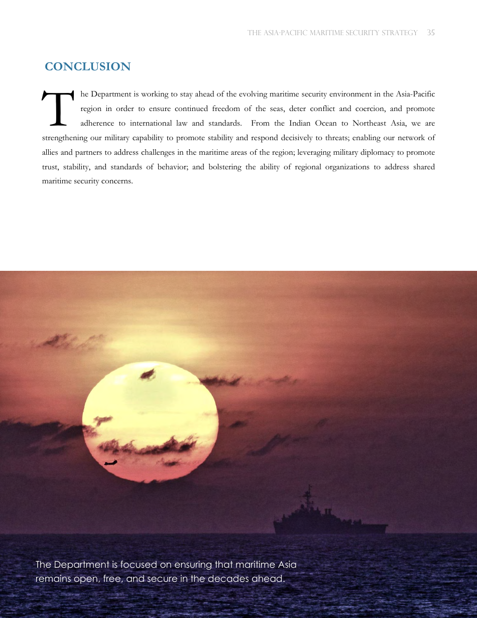 Asia-Pacific Maritime Security Strategy, Page 39
