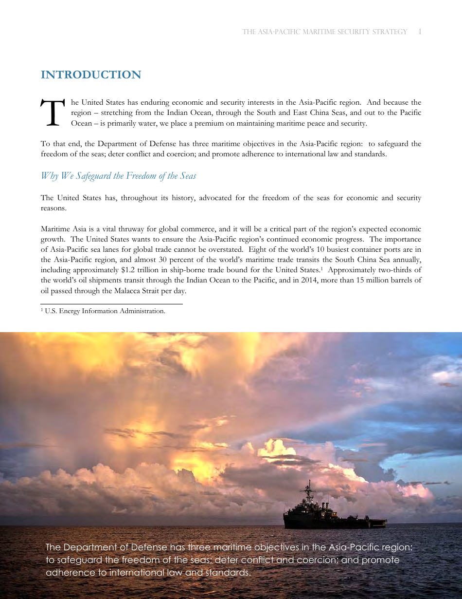 Asia-Pacific Maritime Security Strategy, Page 5