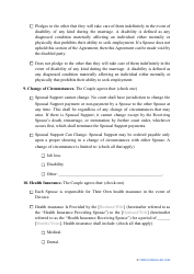 Prenuptial Agreement Template - Alabama, Page 4