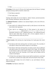 Prenuptial Agreement Template - Arizona, Page 3