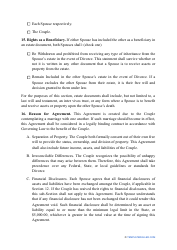 Prenuptial Agreement Template - Connecticut, Page 7