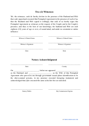 Prenuptial Agreement Template - Florida, Page 12