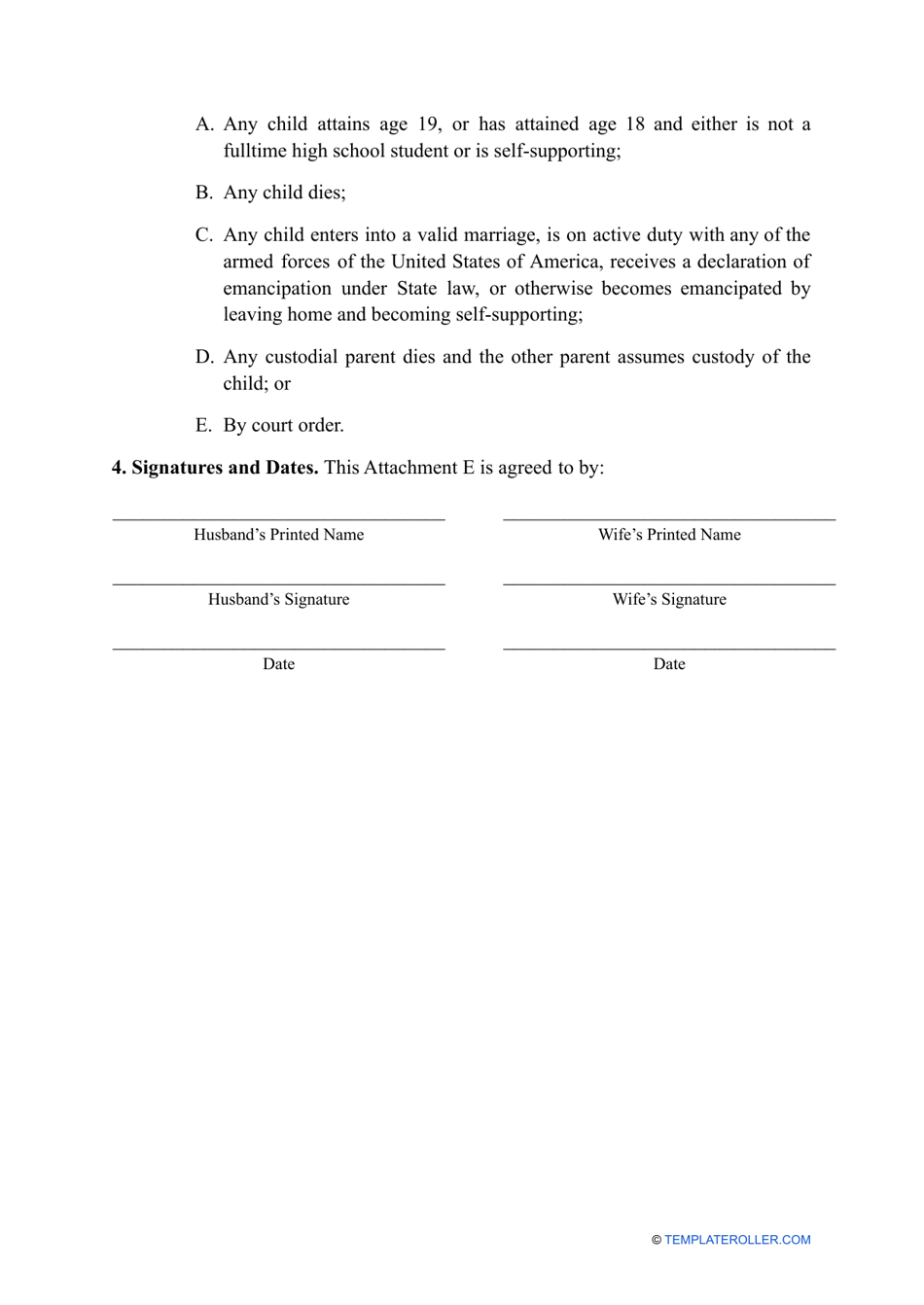 Prenuptial Agreement Template - North Dakota, Page 16