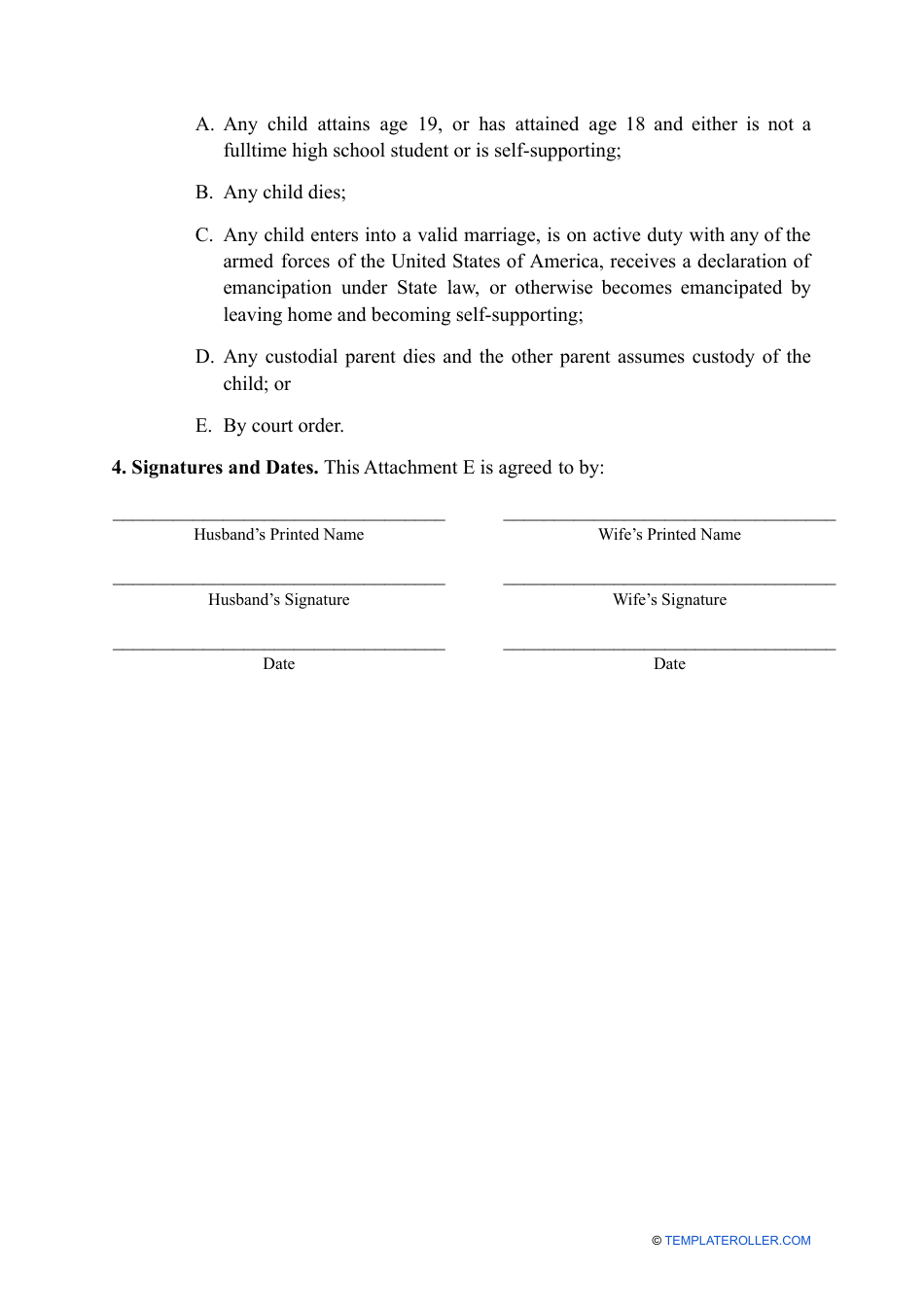 Prenuptial Agreement Template - Tennessee, Page 16