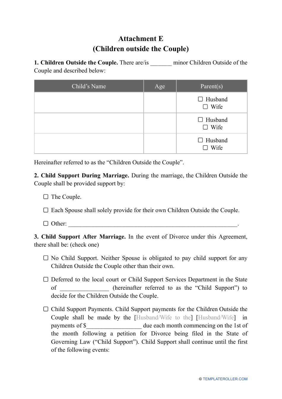 Prenuptial Agreement Template - Wyoming, Page 15