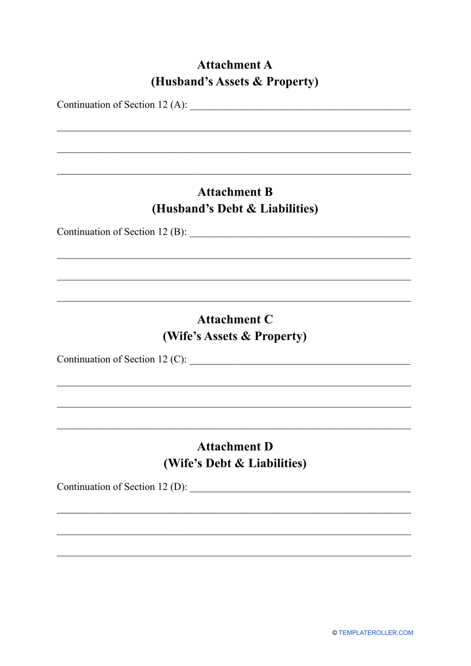 Prenuptial Agreement Template, Page 14