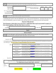 Form 1DC06 Small Claims - General Statement of Claim and Notice - Hawaii, Page 2