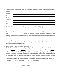 Form 1F-P-1053 Proposed Order Regarding Supervised Visitation - Hawaii, Page 4