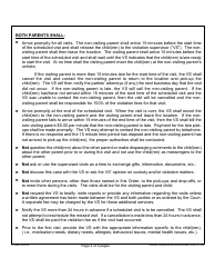 Form 1F-P-1053 Proposed Order Regarding Supervised Visitation - Hawaii, Page 5