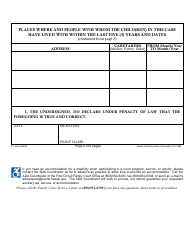 Form 1F-P-994 Hawai&#039;i Paternity Action Information - Hawaii, Page 6