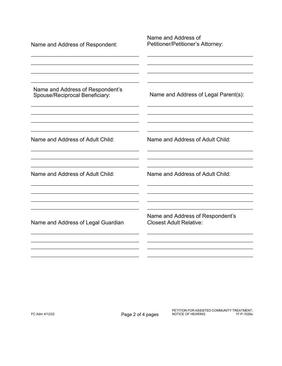 Form 1F-P-1026A Proposed Notice of Hearing - Hawaii, Page 3