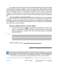 Form 1F-P-1026A Proposed Notice of Hearing - Hawaii, Page 5