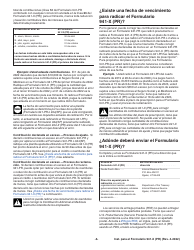 Instrucciones para IRS Formulario 941-X (PR) Ajuste a La Declaracion Federal Trimestral Del Patrono O Reclamacion De Reembolso (Puerto Rican Spanish), Page 6
