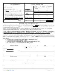 Form RA-1 Application for Relocation Assistance - Kentucky, Page 2