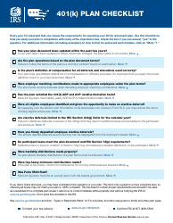 Document preview: 401(K) Plan Checklist