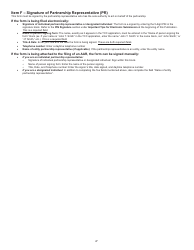 Instructions for IRS Form 8980 Partnership Request for Modification of Imputed Underpayments Under IRC Section 6225(C), Page 27