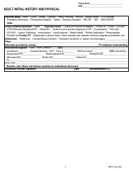 Form H&amp;P13 Adult Initial History and Physical - Kentucky, Page 4