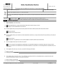 IRS Form 8832 Entity Classification Election, Page 2
