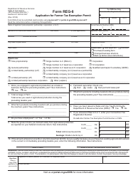Document preview: Form REG-8 Application for Farmer Tax Exemption Permit - Connecticut