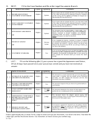 Form 2F-P-452 Uncontested Divorce (With Children) Document Checklist - Hawaii, Page 2