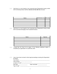 Form 2F-P-466 Ex Parte Petition for an Hrs 586 Temporary Restraining Order - Hawaii, Page 5