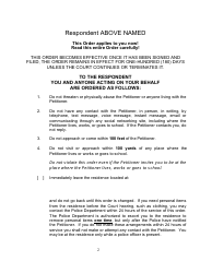 Form 2F-P-468 Temporary Restraining Order - Hawaii, Page 2
