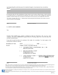 Form 2F-P-470 Motion to Amend/Dissolve Hrs 586 Protective Order Notice and Summons - Hawaii, Page 2
